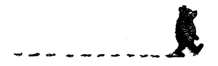 E. H. Shepard illustration of Winnie-the-Pooh from Chapter I