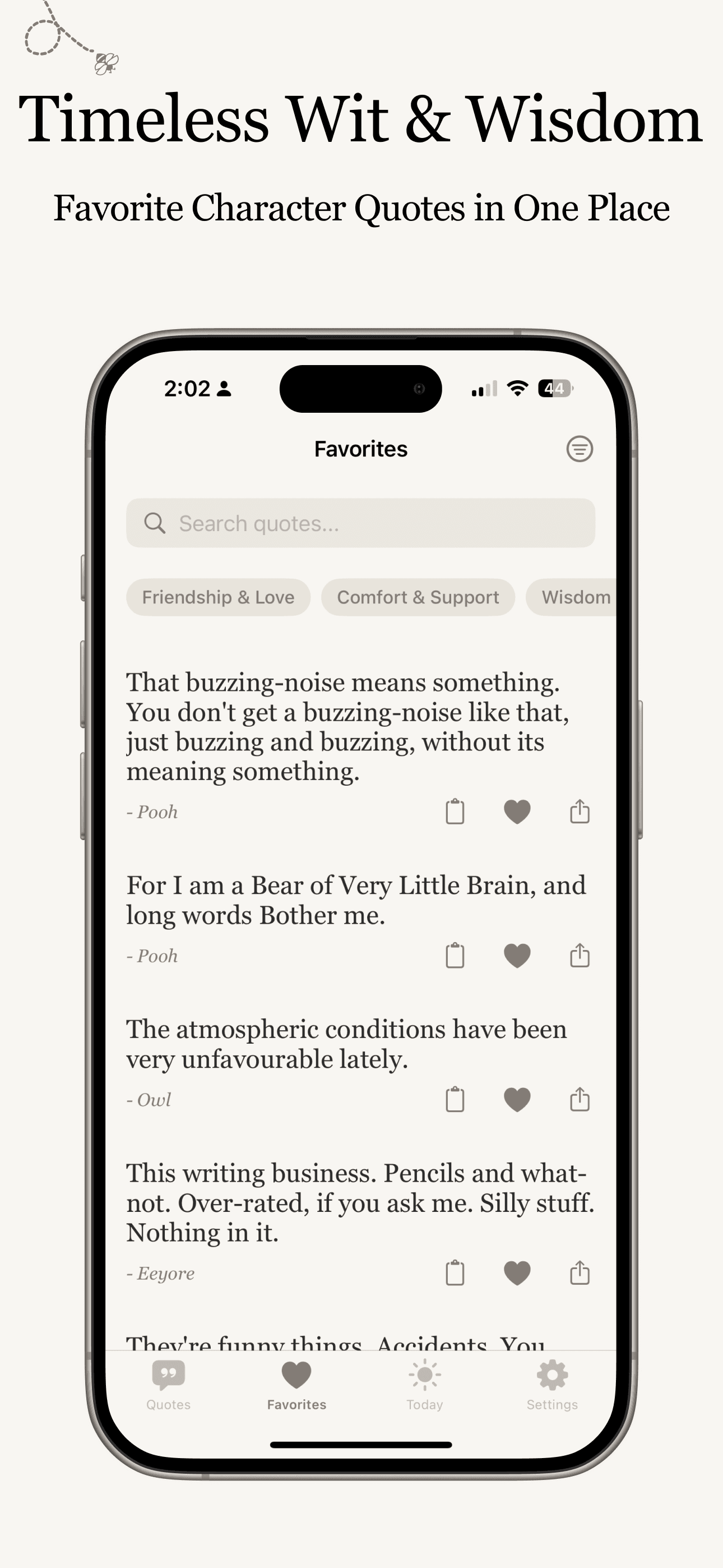 Pooh Quotes & Calm screenshot 2